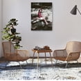 thumbnail image 2 of Cuadro Decorativo - Chica de pesca con mosca vintage, 2 of 3