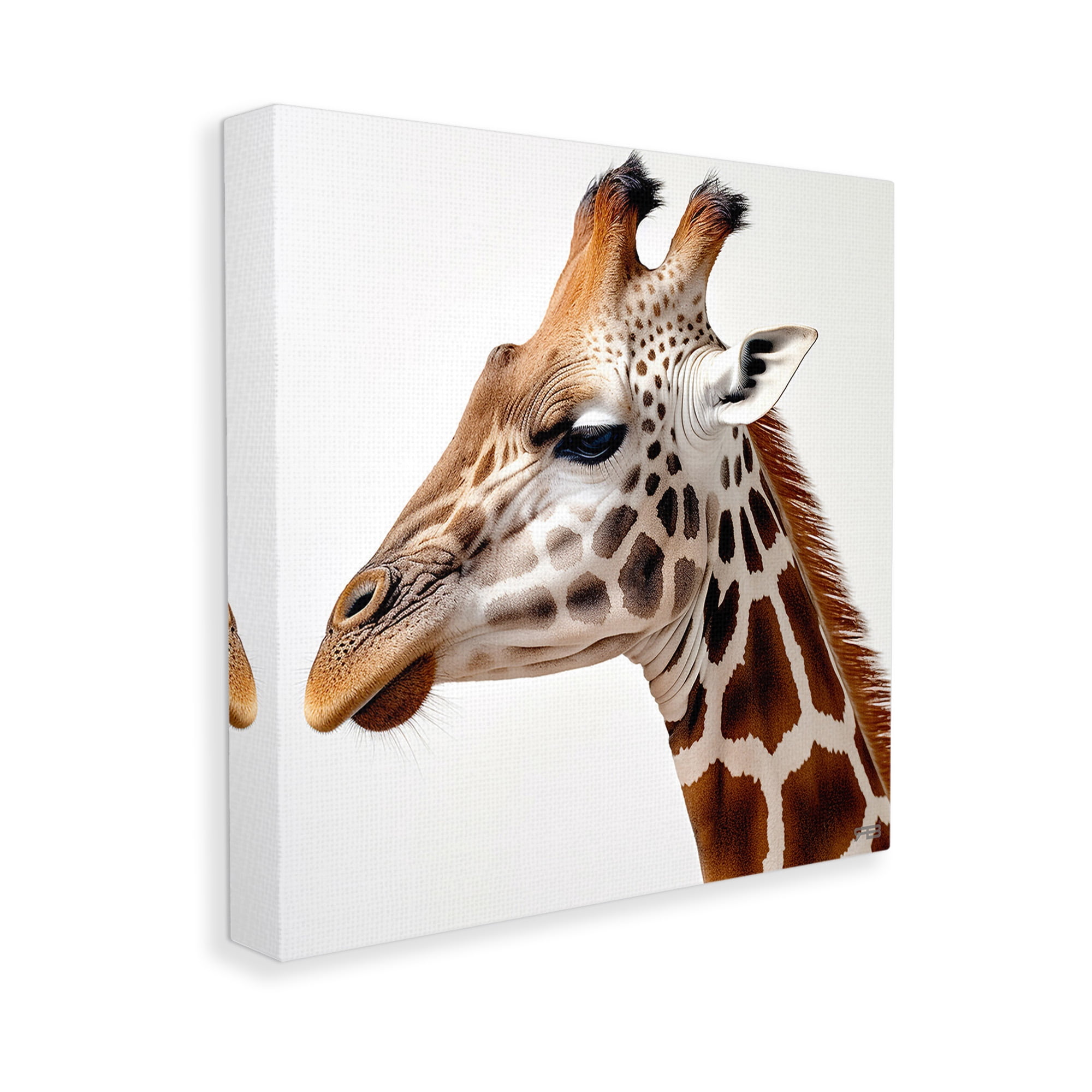 Stupell Industries Traditional Giraffe Portrait Animals & Insects Painting Gallery Wrapped Canvas Art Print Wall Art, 24 x 24