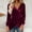 Wine women sequin wrap top a1, variant on thefmos Women's Fall Winter Long Sleeve Sequin Wrap Pullover Tops Dressy Casual Trendy Blouses Cute Loose Tunic Shirts for Evening Party Vacation Clothes, Purple L
