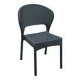 thumbnail image 3 of Compamia Daytona 5 Piece Extendable Patio Dining Set in Dark Gray, 3 of 5