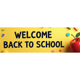 thumbnail image 4 of Colorful Welcome Back to School Banner, with Sun Apple Pencils and Rainbows, Backdrop for School Opening Party Classroom Decorations School Events Photography Props, 4 of 4