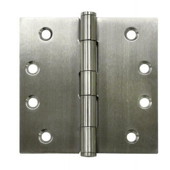4 x 4 in. Square Residential Hinge, Satin Stainless Steel - 30 Case - Pack of 2