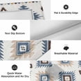 thumbnail image 6 of Blue Aztec Outdoor Rug for Patio/Deck/Porch, Non-Slip Large Area Rug 5 x 8 Ft, Southwest Boho Tribe Abstract Geometric Art Indoor Outdoor Rugs Washable Area Rugs, Reversible Camping Rug Carpet Runner, 6 of 8