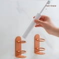 thumbnail image 4 of ACDANC Electric Toothbrush Holder Wall Mount-2Pcs Single Slot Adhesive Bathroom Toothbrush Storage Organizer Rack, 4 of 7