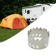 thumbnail image 5 of Folding Camp Stove Windshield Stainless Steel Outdoor Cooking Stove Winds Guards Backpacking Alcohols Stove Windscreen, 5 of 8