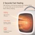 thumbnail image 3 of HIBIBUD 2026 New Desktop Small Household Portable Heater Quick Heat&Energy Saving Portable Heater Universal Car Heater with Blower Mini Fireplace Heater Dog Heater Camp Heater Battery Power, 3 of 6