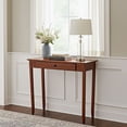 thumbnail image 2 of Acacia Mid-Century Entryway Table with Drawer in Mahogany Matte, 2 of 10