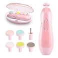 thumbnail image 1 of Cortaúñas eléctrico para bebés, lima de uñas segura para bebés para recién nacidos y niños pequeños, cuidado de uñas, pulido y recorte Vhermosa 17*18*6cm, 1 of 4