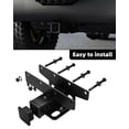 thumbnail image 4 of 2-inch Rear Bumper Tow Trailer Hitch Receiver Kit Compatible with 2007-2018 Jeep Wrangler JK 4-Door，2-Door (Excludes JL Models), 4 of 7