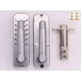 thumbnail image 4 of Cerradura de puerta con teclado de combinación Digital, cerradura de combinación de botón, cerradura de combinación mecánica, cerradura de teclado de combinación de aleación de Zinc JM, 4 of 5