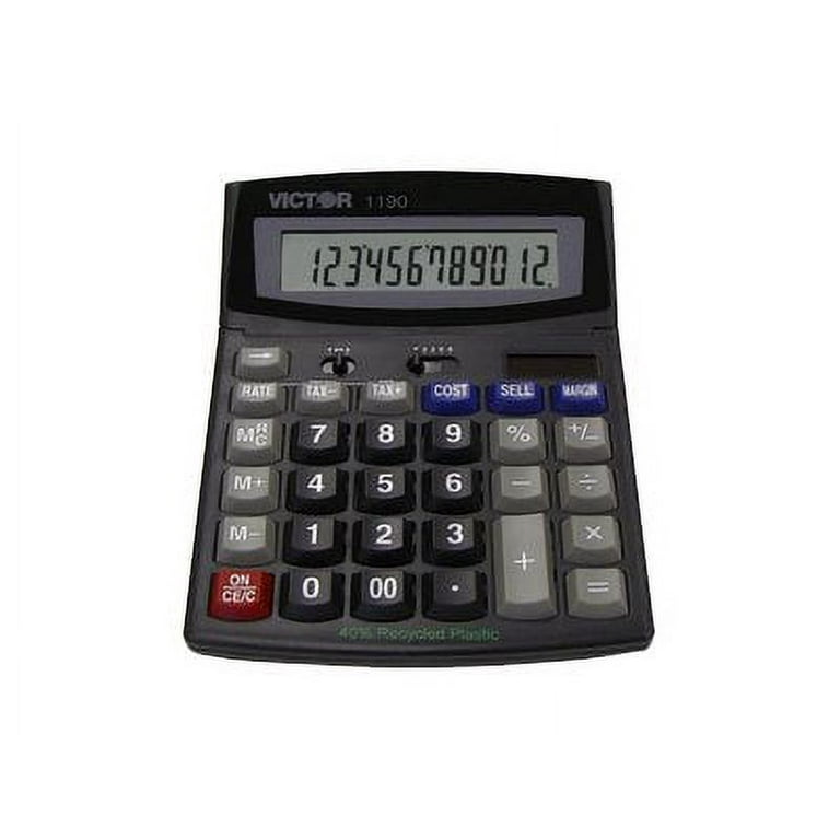 Victor Desktop Display Calculator 1190, Black, 1 Victor Desktop Display Calculator 1190, Black, 1
