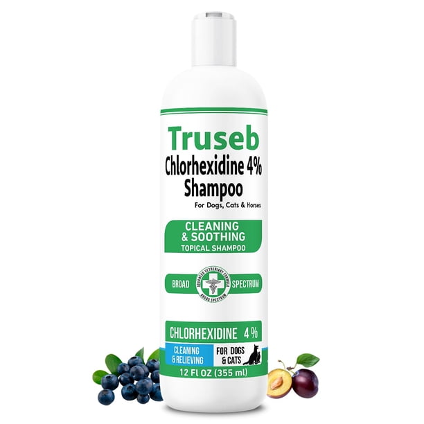 Champú Truseb Topical Chlorhexidine 4% para perros, gatos y caballos