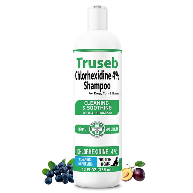 Champú Truseb Topical Chlorhexidine 4% para perros, gatos y caballos
