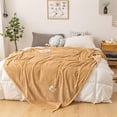 thumbnail image 2 of Fleece Blanket, Lightweight Cooling Blanket, Breathable Polyester Nap Blanket for Hot Sleepers and Night Sweats, Soft Comfortable Ice Blanket for All Seasons, Portable 150x200cm, 2 of 6