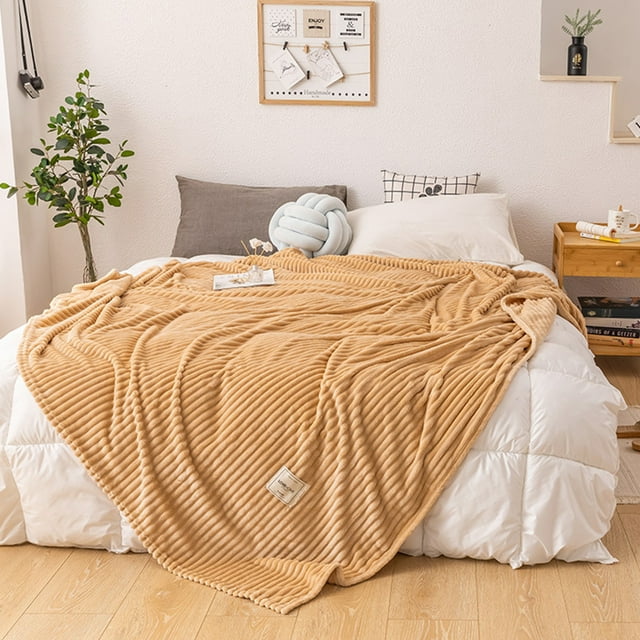 Fleece Blanket Gift Blanket Fleece Towelling Blanket With Milk Fleece Nap Blanket