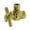 Brass, variant on Kingston Brass CC33102X 3/8" FIP x 3/8" OD Comp Quarter-Turn Angle Stop Valve, Polished Brass