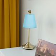 thumbnail image 4 of Milisten Colgante Con Pantalla Azul De Lino Para En Interiores, 4 of 7