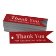 thumbnail image 1 of Inkdotpot Rose Gold Foil Paper Hang Tags Thank You For Celebrating With Us Bridal Shower Favor Tags 100 Pieces, 1 of 6