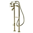 thumbnail image 5 of Kingston Brass  Freestanding Clawfoot Tub Faucet Package with Supply Line Oil Rubbed Bronze Oil Rubbed, 5 of 5