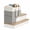 grayish white-1, variant on Foldable Staircase Storage Baskets Black 2 Count For Home Organization