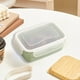thumbnail image 1 of Mini Fiambrera para Refrigerador | Fiambrera Bento Pequeña con Tapa Antigoteo | Contenedor de Plástico para Comida Preparada y Sobras | 14 X 9,5 X 5,2 Cm | Paquete de 1, 1 of 6