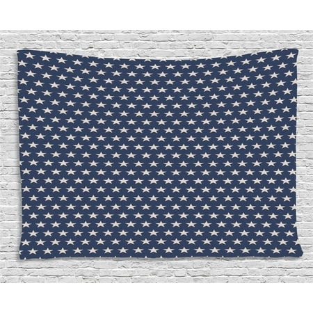 Star Tapestry Patriotic Star Of The American Flag Festive Independence Themed Symbols Of Freedom Wall Hanging For Bedroom Living Room Dorm Decor
