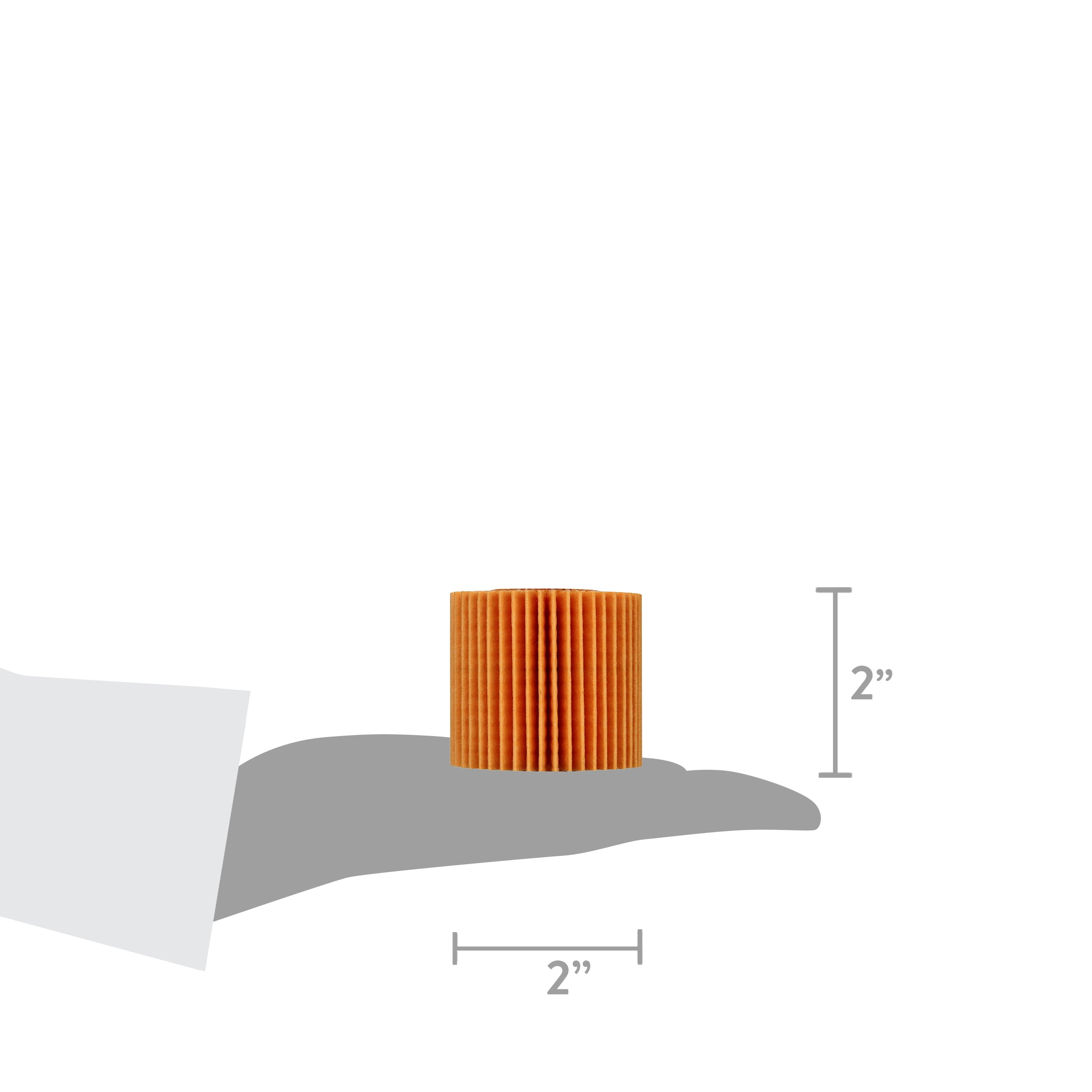 Toyota OE 04152-YZZA6 Genuine Oil Filter Element 2.75" Height 3" Width 3" Length