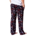 thumbnail image 2 of Stranger Things Men's Hellfire Club Roll For Your Life Lounge Bottoms Pajama Pants, 2 of 6