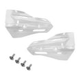 thumbnail image 4 of Dickly Generic Motorcycle Hands Guards Easy to Install Professional Fittings Universal Decoration Windshield Deflectors White, 4 of 9