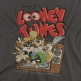 thumbnail image 2 of Looney Tunes Saturday Mornings Unisex Adult T Shirt, Charcoal, X-Large, 2 of 6