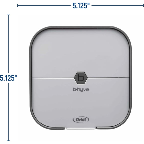 B-hyve 4-Zone Indoor Smart Sprinkler Controller with WiFi and Bluetooth App Control for Automated Watering