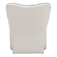 thumbnail image 4 of Novo Accent Chair Ivory Accent Chair, Modern Style, Electroplated stainless steel leg, Plywood, Indoor Living, 4 of 5