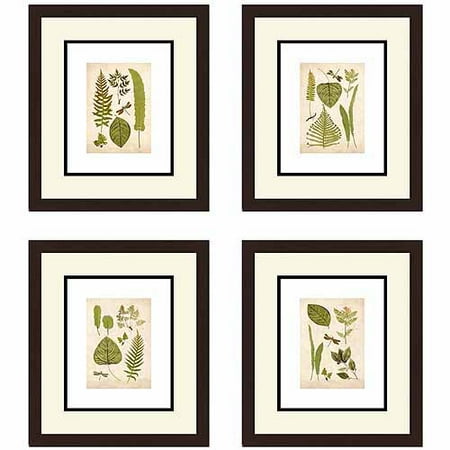 Leaves Botanical Wall Art, Set of 4