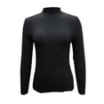 thumbnail image 5 of POROPL Sweaters for Women Trendy Long Sleeve Crew Neck Sweater Casual Knitted Base,Lightweight,Size S-XL, 5 of 6