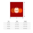 thumbnail image 3 of Cozy Flannel Blanket - Soft Warm Durable Perfect for Sofa Travel Bed & Chair - Stylish Pumpkin Design for Fall Decor, 3 of 5