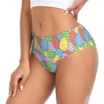 thumbnail image 2 of Fotbe Colorful Easter eggs Calzones Estampados para Mujer – Ropa Interior de Algodón, Cómoda, Suave y Elástica-Large, 2 of 6