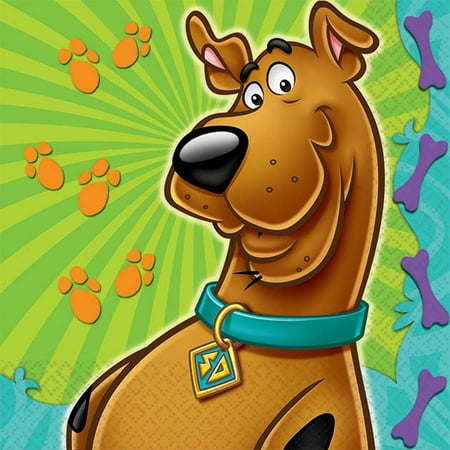 Scooby Doo Double Pack - Scooby Doo Beverage Napkins (16 Pack) - Party Supplies