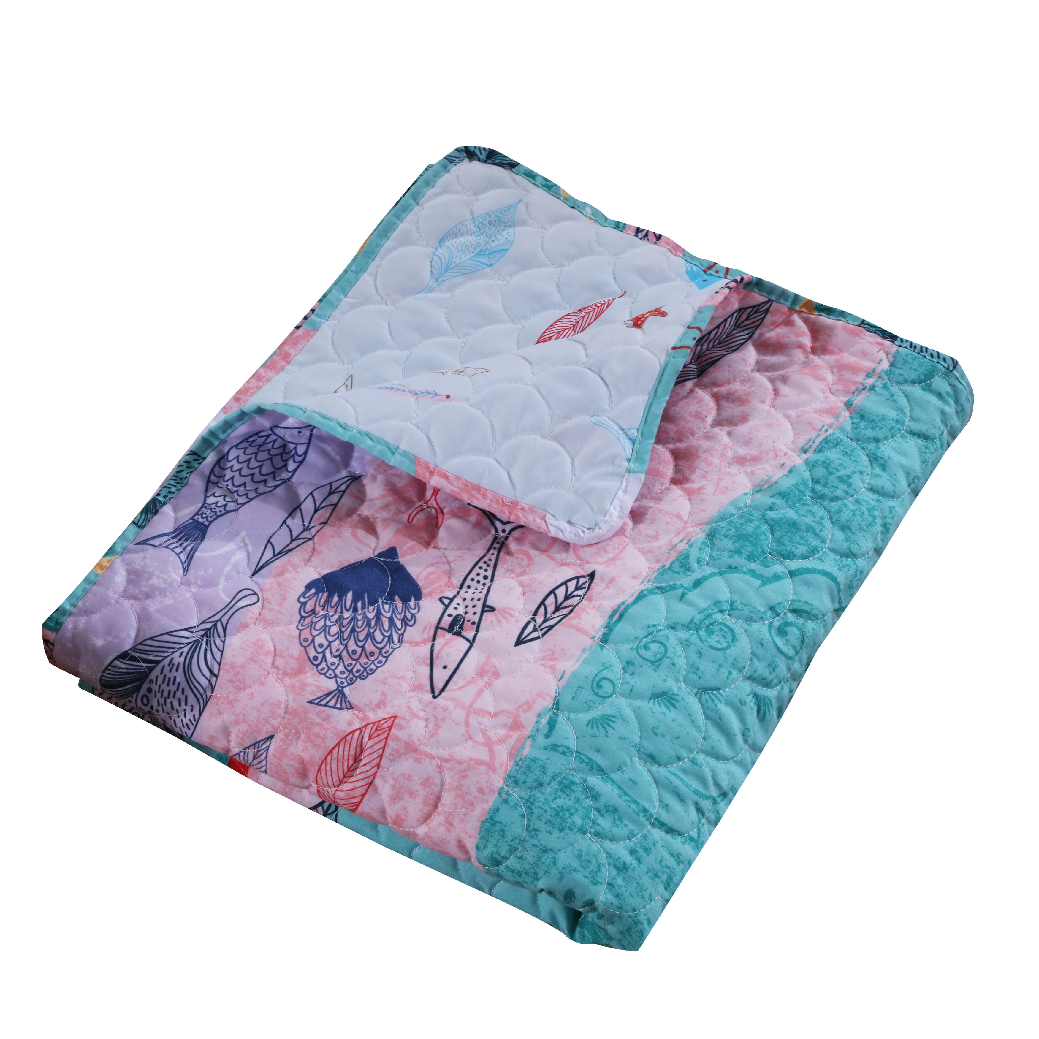 Global Trends Marina Quilted Throw Blanket