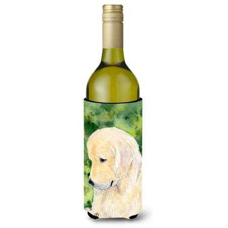 

Caroline s Treasures SS8757LITERK Golden Retriever Wine Bottle Hugger Wine Bottle multicolor