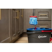 O-Cedar EasyWring RinseClean Spin Mop and Bucket System, Hands-Free System