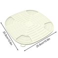 thumbnail image 2 of Silicone Heat Resistant Mat for NJ Crispi Air Fryer FN101 Non-Slip Dishwasher Safe Countertop Protector,10.6\" Square,High-Temp 446°F,Ventilated Design (Black/White/Grey/Green), 2 of 8