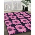 thumbnail image 2 of Ahgly Company Indoor Rectangle Patterned Deep Mauve Purple Area Rugs, 7' x 10', 2 of 6