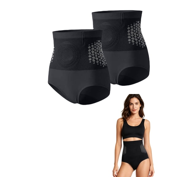 ibiyaun 2PCS 4-in-1 Micro-Particle Sculpting Fat-Burn Shorts, Thermogenic Sculpting Shorts Yoga Pants for Women