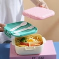 thumbnail image 6 of Grrvtrz Lunch Holder,Portable Lunch Box with Compartments Microwaveable Lunch Box Work Lunch Box,Lunch Box，Bento Box, 6 of 9