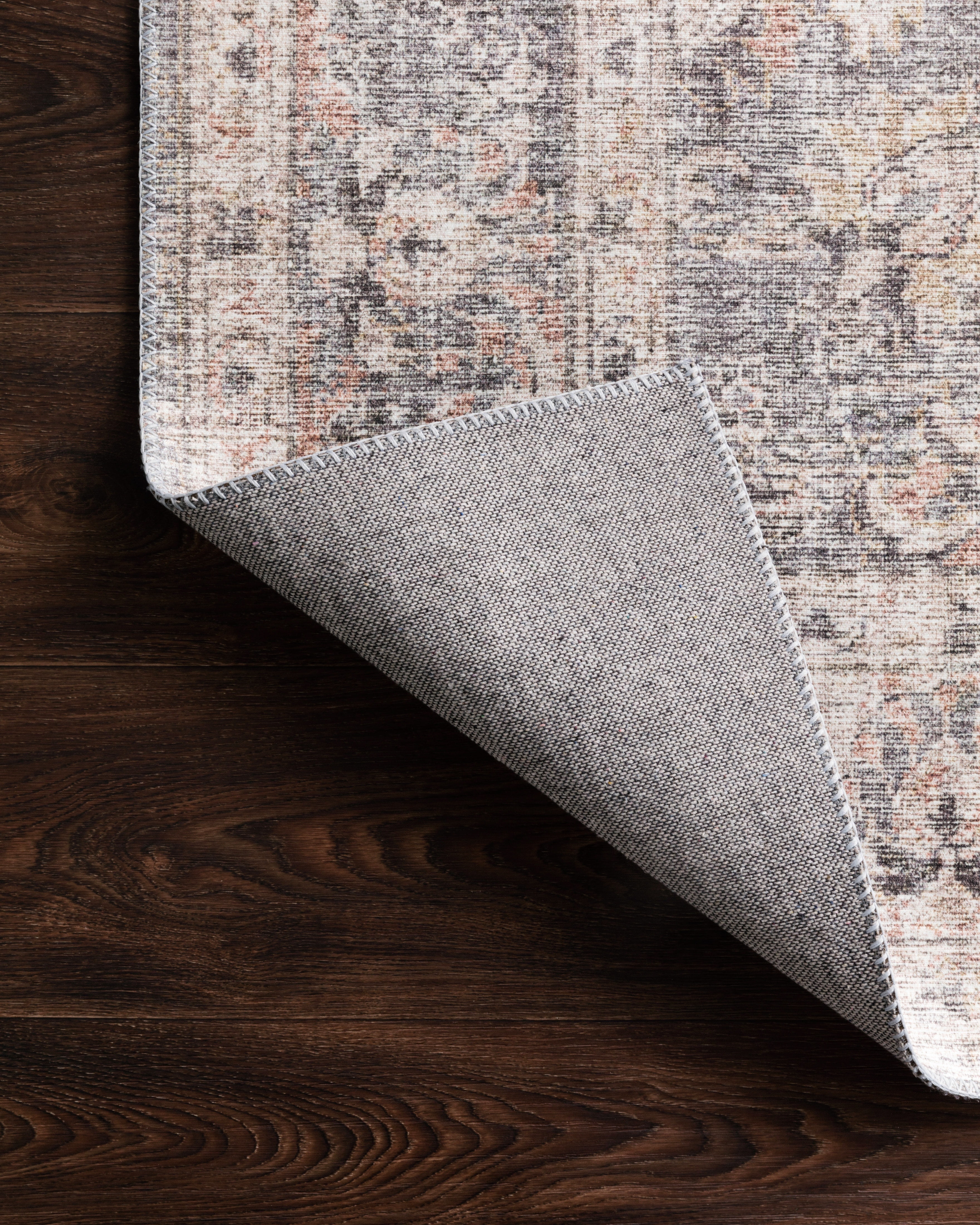 Loloi Skye Grey / Apricot 2'-0" x 5'-0" Area Rug