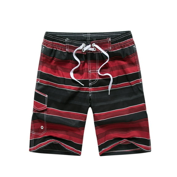 Ausyst Mens Shorts Summer Clearance Men's Summer Thin Fast-drying Beach Trousers Casual Drawstring Sports Short Pants Shorts Men Casual