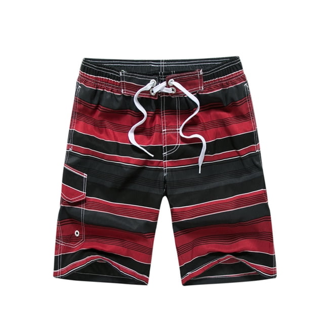 Birdeem Mens Summer Thin Fast-Drying Beach Trousers Casual Drawstring Sports Short Pants