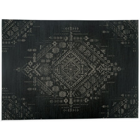 

Sabra Black Kitchen Mat by Kavka Designs