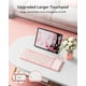thumbnail image 3 of Teclado Bluetooth plegable Samsers Touchpad de tamaño completo rosa, 3 of 9