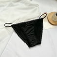 thumbnail image 2 of Womens Bow Lace Panties Low Waist String Stretch Thong Day of The Underwear Women, 2 of 3